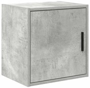 vidaXL Armário de parede garagem concreto cinza madeira engenheirada