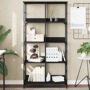 vidaXL Estante 78,5x33x153 cm derivados de madeira preto