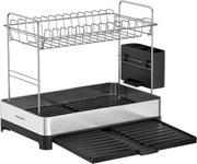 Escorredor de loiça extensível com duas prateleiras | SONGMICS | 41.5 x 26 x 18 cm | KCS036B01.