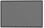Outsunny Vela de Sombra Retangular 3x2 m Toldo Vela para Jardim Proteção Solar 65% Transpirável e Anticongelante para Pátio Preto
