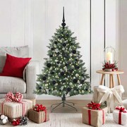 vidaXL Árvore de Natal Artificial Verde 120 cm PVC, Plástico e Aço