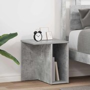 vidaXL Mesa de apoio 2 pcs Cinzento 37 x 32 x 40 cm Madeira processada