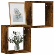 vidaXL Prateleiras de parede em forma de cubo 2 pcs 30x15x30cm