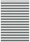 vidaXL Cortina de zebra 155x200 cm largura do tecido 150,9cm poliéster