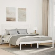 Cama extra longa sem colchão 160x220 cm madeira maciça