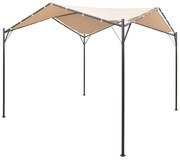 Gazebo tenda com toldo 3x3 m aço bege