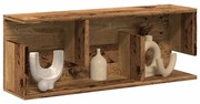 vidaXL Armário de parede 80x20x30 cm deriv. de madeira madeira velha