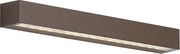 Candeeiro de parede exterior industrial castanho ferrugem 55cm incl. LED IP65 - Hannah