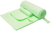 vidaXL Conjunto de Toalhas Esportivas 2 pcs Verde tecido