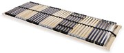 vidaXL Estrado de ripas com 42 ripas 7 zonas 90x200 cm