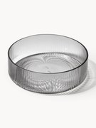 Taças de servir artesanais com estrutura canelada Ripple, conjunto de 4