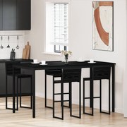 vidaXL Mesas de jantar Madeira processada