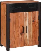 vidaXL Buffet Castanho 55 x 30 x 75 cm Madeira Sólida de Acácia