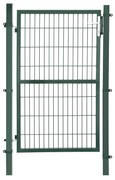 SONGMICS GGD200L Jardim em aço galvanizado robusto e durável com fechadura e portão Dimensões: 150 x 106 cm Verde