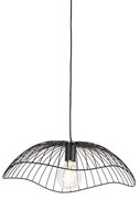 Candeeiro de suspensão design preto 50 cm - Pua