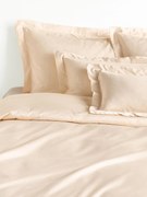 Capa de edredão em cetim de algodão Premium