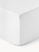 Lençol elástico em percal de algodão para boxspring Elsie