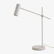 Candeeiro De Mesa Em Ferro Idina Branco - Sklum