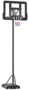 Cesta de Basquetebol de Exterior com Altura Ajustável 220-365 cm Aro d