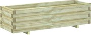 vidaXL Canteiro elevado 120x40x30 cm madeira retangular