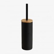 Escova Sanitária De Cerâmica E Bambu Elvan Preto - Sklum