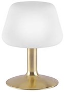 Candeeiro de mesa em latão com dimmer tátil de 3 níveis incl. LED - Tilly Moderno
