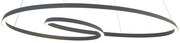 Candeeiro suspenso escandinavo preto 110cm incl. LED regulável em 3 níveis - Circuit