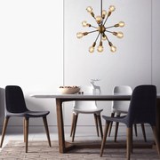 Candeeiro de Teto Harput – Preto – Diâmetro 62 cm