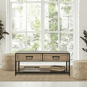 MÓVEL DE TV HANOI 95X38X38 CM CASTANHO E PRETO