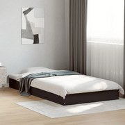vidaXL Estrutura de cama 100x200 cm derivados de madeira preto