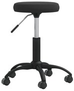 vidaXL Cadeira de jantar veludo preto