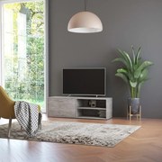 vidaXL Móvel de TV 120x34x37 cm derivados de madeira cinzento cimento