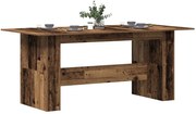 vidaXL Mesa de jantar madeira antiga 180x90x76 cm madeira trabalhada