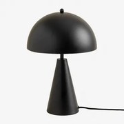 Lâmpada De Mesa Em Ferro Jaliya Preto - Sklum