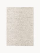 Tapete de lã artesanal de pelo curto Rumi