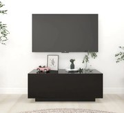 vidaXL Móvel de TV 100x35x40 cm madeira processada preto