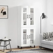Armário alto 69,5x34x180 cm derivados de madeira branco