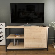 Móvel TV Muskegon – Carvalho Preto – 89,6 x 35,3 x 50,8 cm