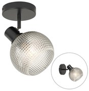 Projetores de design preto com vidro fumê - Chico Design