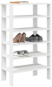 vidaXL Sapateira 61x32x105 cm derivados de madeira branco