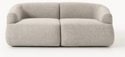 Sofá modular em bouclé Sofia (2 lugares)