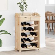 Acessório para Vinho vidaXL 90x60x30 cm Madeira Sólida de Pinho