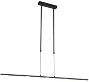 Candeeiro de suspensão moderno com LED preto - Bold