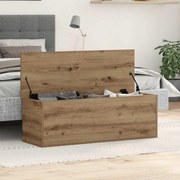 Caixa de Armazenamento vidaXL Carvalho Artisan 102x35x35 cm Madeira Reforçada