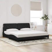vidaXL Estrutura de cama sem colchão 200x200 cm veludo preto