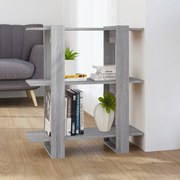 vidaXL Estante/divisória 80x30x87 cm cor sonoma cinza