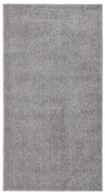 vidaXL Tapete de pelo curto 80x150 cm cinzento