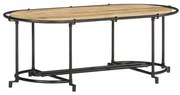 vidaXL Mesa de centro 110x55x40 cm madeira de mangueira áspera maciça