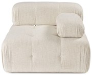 Sofá de 1 Lugar Doblo – Creme – 100x100x80 cm