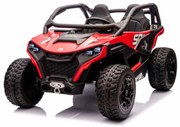 Carro elétrico infantil DRACO 24V 2 Lugares 4x4, Rodas Borracha Vermelho